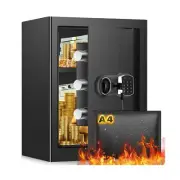3.0 Cub Home Safe Fireproof Waterproof, Large Fireproof Safe with Fireproof D...