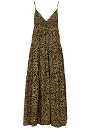Matteau Floral-print Cotton-poplin Maxi Dress - Beige - 2 2