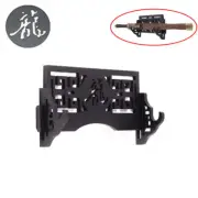 Wall Mount Samurai Sword Holder Stand Katana Tano Bracket Rack 龍 Carved 1 Tier