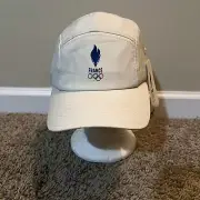 Olympic France 2024 Le Coq Sportif 5 panel Strapback Hat Cap White Five Panel