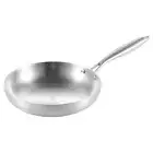 1Pc Stainless Steel Pan Oven Safe Skillet Cooking Pan Deep Skillet Skillets