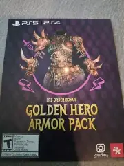 Tiny Tina's Wonderlands Golden Hero Armor Pack DLC PS4 PS5 PlayStation 4 5