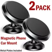 2 Pack Magnetic Car Mount Car Phone Holder Stand Dashboard For iPhone Android Sa
