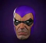 The Phantom Comic Ver 1:18 scale custom unpainted Head 3.75" Figure