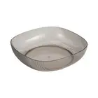 Nuts Tray Smooth Edge Reusable Stripes Pattern Food Fruit Tray Sturdy