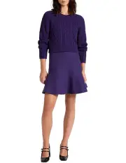 [Marcs] Blake Cropped Knit Top in Nightshade