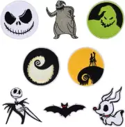 8pcs Patches, Iron-On Patches, Iron-On Patches, Embroidered Patches for Sewing