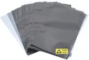 uxcell 50Pcs Anti Static Bags ESD Shielding Bag Flat Open Top Anti Static Bag for Electronic Devices 6.3x9.8 Inch(160 * 250mm)