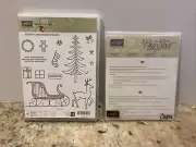 New Stampin Up SANTA'S SLEIGH Stamp Set and Framelits Dies (B)