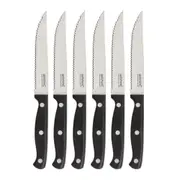 6pc Wiltshire Triple Rivet Sharp Kitchen Cooking Steak Knife Cutlery Set