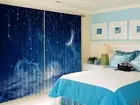 3D Night sky 35 Blockout Photo Curtain Printing Curtains Drapes Fabric Window AU
