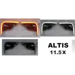 》傑暘國際車身部品《全新 ALTIS 17 18 年 11.5代 X版專用 雙功能 霧燈框 日行燈 跑馬流水方向燈