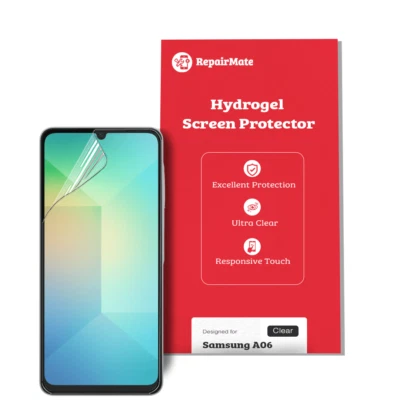 Samsung A06 Compatible Premium Hydrogel Screen Protector With Full Coverage U...