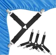 Sheet Fasteners,Bed Holder Straps,Sheet Suspenders with Elastic Bands...