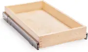 14''W X 21''D X 3''H Pull Out Cabinet Drawer Soft Close Slide Out Wood Organizer