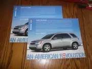 2007 Chevrolet Equinox Features Flyer - Double Sided - 2 for 1 Price