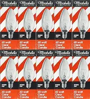 10 x 60W Incandescent Candle Light Globes Bulbs Lamps Small Screw E14 Clear SES