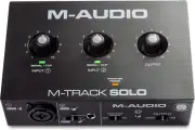 M-Audio M-Track Solo – USB Audio Interface for Recording, Streaming and Podcasti
