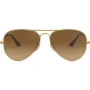 Ray-Ban 58mm Polarized Aviator Sunglasses