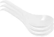 Didiseaon 3pcs Ceramic Soup Spoons Set Handle Spoons for Dumplings Noodles and Desserts for Porridge and Soup Fine Workmanship and Lightweight Design