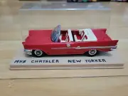 ELIGOR RED 1958 CHRYSLER NEW YORKER CONVERTIBLE 1/43 DIECAST
