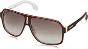 [Carrera] Men's Ca1001/S Pilot Sunglasses, Havana White/Brown Gradient, 62 mm