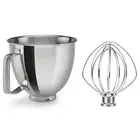 Stainless Steel Mixer Bowl 5QT Compatible with for TILT-HEAD STAND MIXERS3489
