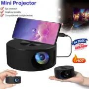 1080P Pocket Mini Projector LED HD Home Cinema Portable Movie Theater Office USB