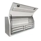 1700 x 600 x 820mm White Aluminium 4 Drawer Ute Tool Box Truck Trailer Toolbox