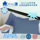 【米夢家居】SGS認證涼感冰晶紗信封式枕頭套-藏青/各式枕頭涼爽透氣升級