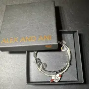 Alex And Ani Be Mine Bangle Bracelets Set of 2