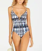 Lucky Brand Solstice Canyon Strappy One-Piece Swimsuit size Small retail $108