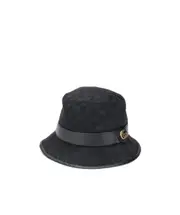 Original GG canvas bucket hat S,L,M Black