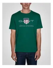 [Gant] Archive Shield T-shirt in Deep Forest Green