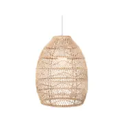 Brilliant 32cm Large Anji DIY Rattan Pendant Light