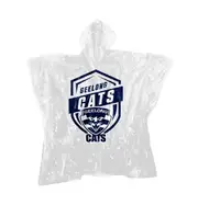 AFL Poncho - Geelong Cats - Plastic Rain Coat - OSFM