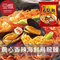 在飛比找Yahoo奇摩購物中心優惠-【豆嫂】韓國泡麵 農心 浣熊 香辣海鮮烏龍麵(單包)