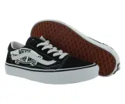 Vans Old Skool GS Boys Shoes Size 5, Color: Black/Off The Wall Black