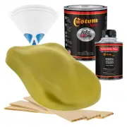 HOT ROD FLATZ Saturn Gold Firemist Quart Kit URETHANE Flat Auto Car Paint Kit