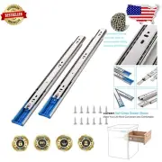 Corrosion-Resistant Steel Drawer Slides - 14 Inch, Easy Installation, 6 Pairs