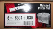 Hi-Tech 8501+.030 Piston Set of 6 that fits 245 Continental