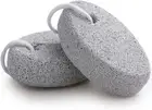 Natural Foot Pumice Stone for Feet, Borogo 2-Pack Lava Pedicure Tools