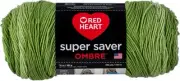Red Heart Super Saver Ombre Yarn-Green Apple E305-4933