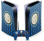 Official Inter Milan Home 2020/21 Crest Kit Vinyl Faceplate Sticker Gaming Skin Decal Cover Compatible with Sony PlayStation 5 PS5 Disc Edition Console & DualSense Controller