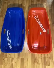 SNOW SLED TOBOGGAN FOR KIDS & ADULTS. 2 PCS
