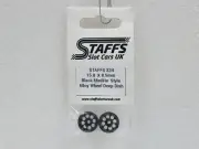Staffs STAFFS234 Minilite Aluminum Wheels Deep Dish 15.8 x 8.5mm, Black 132 Part