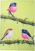 Maxwell & Williams Katherine Castle Bird Talk Tea Towel 50x70cm Pink Robins