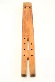 Cylja Dyjare, Albanian Double Flute Woodwind Shepheard Musical Instrument, 40 cm