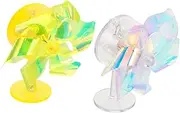 2pcs LED Windmill Light Decoration for Motorcycles Night Riding Scooters Electric Vehicles Safety Reflector Occasion Decor
