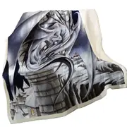 Sentinel Grey Dragon Drawing Throw Blanket